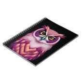 Carnet Oiseau de Chouette coloré (Côté gauche)