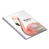 Carnet Oiseau de Flamant rose tropical (Côté Droit)