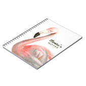 Carnet Oiseau de Flamant rose tropical (Côté gauche)