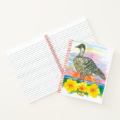 Carnet Oiseau de l'État d'Hawaii Nene Hibiscus Coucher de (Intérieur)