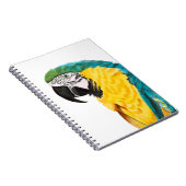 Carnet Oiseau de perroquet tropical (Côté Droit)