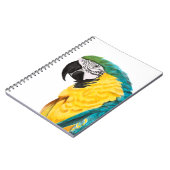 Carnet Oiseau de perroquet tropical (Côté gauche)