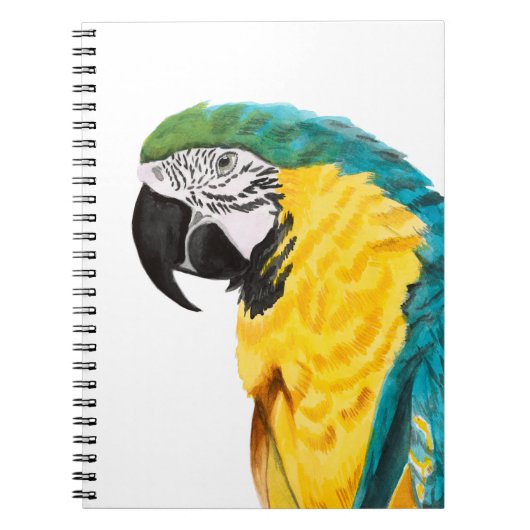 Carnet Oiseau de perroquet tropical (Devant)