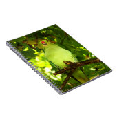 Carnet Oiseau de perroquet vert (Côté Droit)