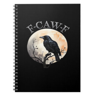Carnet Oiseau drôle Lune F Style Minimaliste Propre