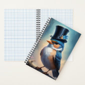 Carnet Oiseau élégant (À l'intérieur)