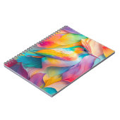 Carnet Oiseau en soie de fantaisie (Côté gauche)