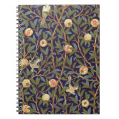 Carnet Oiseau et grenade de William Morris (Devant)