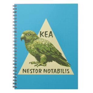 Carnet oiseau Kea de Nouvelle-Zélande