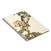 Carnet Oiseau oriental perché sur la branche (Côté Droit)