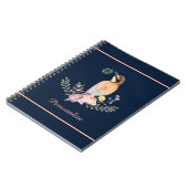 Carnet Oiseau pastel (Côté gauche)