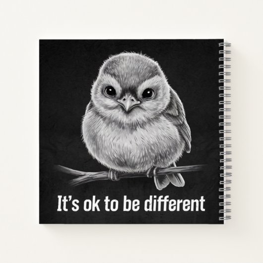 Carnet oiseau plumes (Dos)