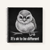 Carnet oiseau plumes (Devant)