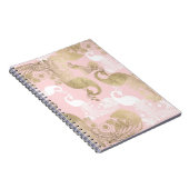 Carnet Oiseau royal rose (Côté Droit)