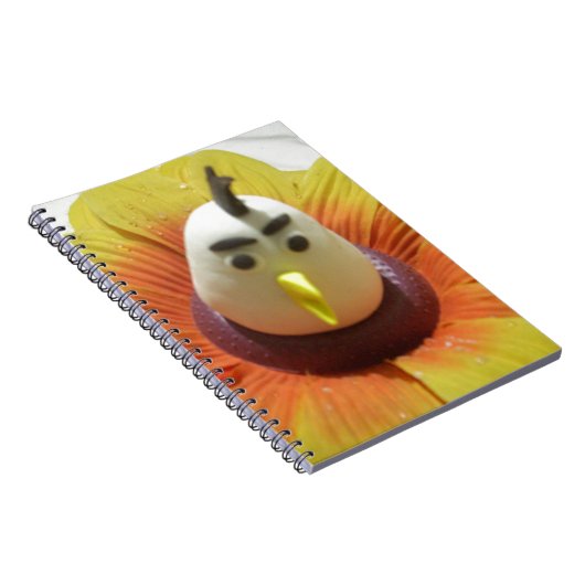 Carnet Oiseau sculpté en Tournesol Imprimer (Côté Droit)