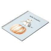 Carnet Oiseau sur citrouille (Côté gauche)