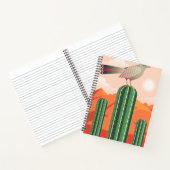 Carnet Oiseau Sur Un Cactus (Intérieur)