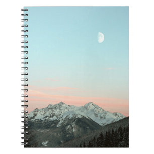 CARNET OISEAU VUE SUR LES PONTS DE MONTAGNE SOUS LE CIEL