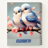 Carnet Oiseaux bleus adorables, Oiseaux bleus, Oiseaux, I (Dos)