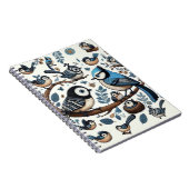 Carnet Oiseaux bleus excentriques (Côté Droit)