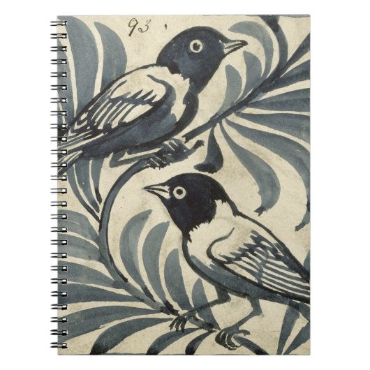 Carnet Oiseaux bleus (la semaine sur le papier) (Devant)