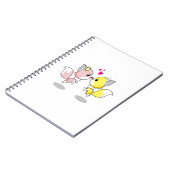 Carnet Oiseaux d'amour mignons (Côté gauche)