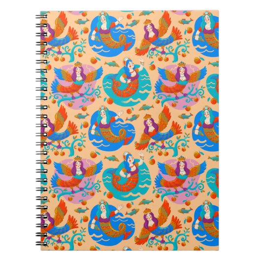 Carnet Oiseaux de feu et sirènes (Devant)