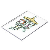 Carnet Oiseaux de pièce de Tiki sur une perche par Tiki (Côté gauche)