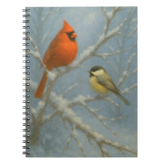 Carnet Oiseaux d'hiver (Devant)