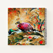 Carnet Oiseaux et fleurs (Dos)