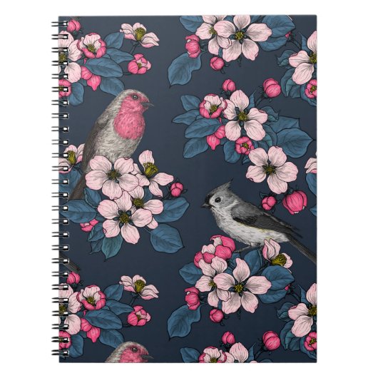 Carnet Oiseaux et fleurs (Devant)