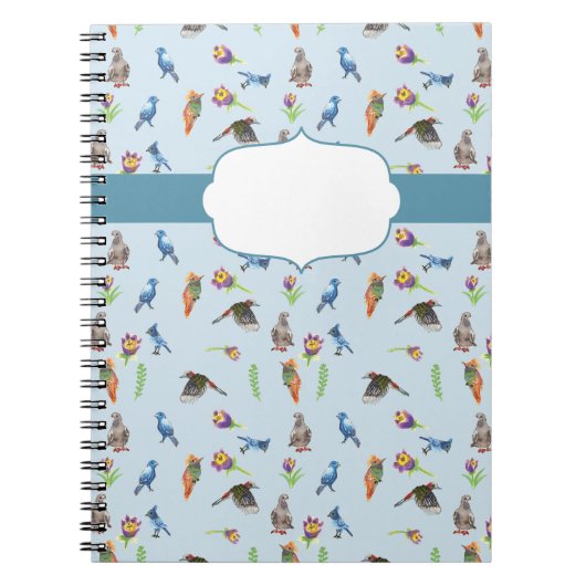 Carnet Oiseaux et fleurs (Devant)