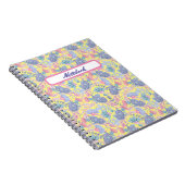 Carnet Oiseaux et fleurs de couleur pastel (Côté Droit)