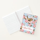Carnet Oiseaux et fleurs. Motif de Spring (Intérieur)