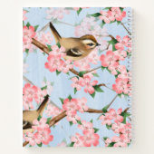 Carnet Oiseaux et fleurs. Motif de Spring (Dos)