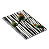 Carnet Oiseaux et lignes verticales (Côté Droit)