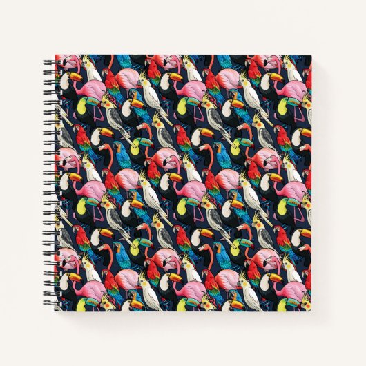 Carnet Oiseaux exotiques (Devant)