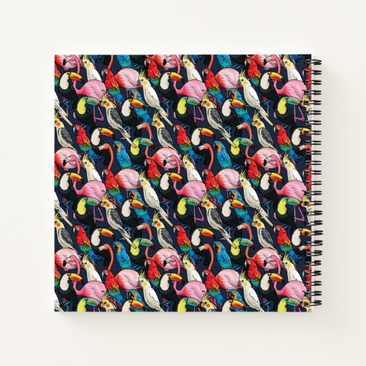 Carnet Oiseaux exotiques (Dos)