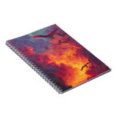 Carnet Oiseaux flamboyants Sunset Sky Art (Côté Droit)