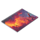 Carnet Oiseaux flamboyants Sunset Sky Art (Côté gauche)