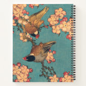 Carnet Oiseaux Fleurs Hokusai Art Japonais (Dos)