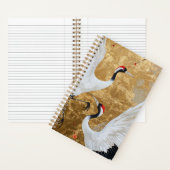 Carnet Oiseaux japonais de grues (À l'intérieur)