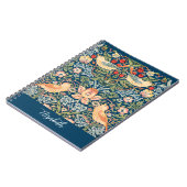 Carnet Oiseaux mignons, Thief fraise Art Vintage, Nom (Côté gauche)
