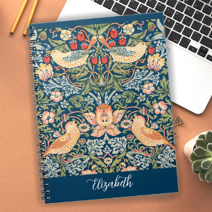 Carnet Oiseaux mignons, Thief fraise Art Vintage, Nom