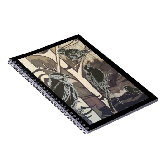 Carnet Oiseaux noirs (Côté Droit)