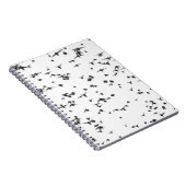 CARNET OISEAUX NOIRS VOLANT SUR LE CIEL (Côté Droit)