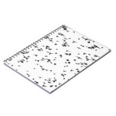 CARNET OISEAUX NOIRS VOLANT SUR LE CIEL (Côté gauche)