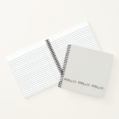 Carnet Oiseaux Rustiques Simples Sur Un Fil (Intérieur)