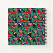 Carnet Oiseaux Tropicaux Aux Couleurs Lumineuses (Dos)