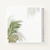 Carnet Oiseaux tropicaux colorés Personnalisés (Dos)